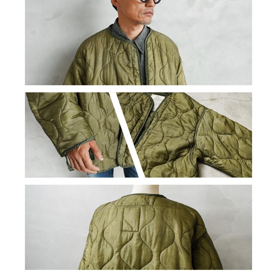 実物 USED 米軍 M-65 モッズコート用ライナー リップストップ