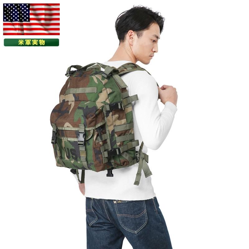 実物 新品 米軍 MOLLE II 3DAY アサルトパック WOODLAND デッド