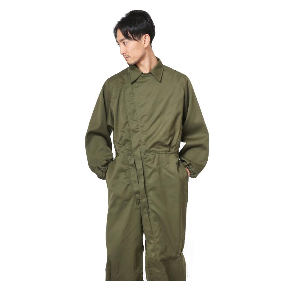 実物 新品 米軍 ヘリクルーメカニックカバーオール アルミジップ