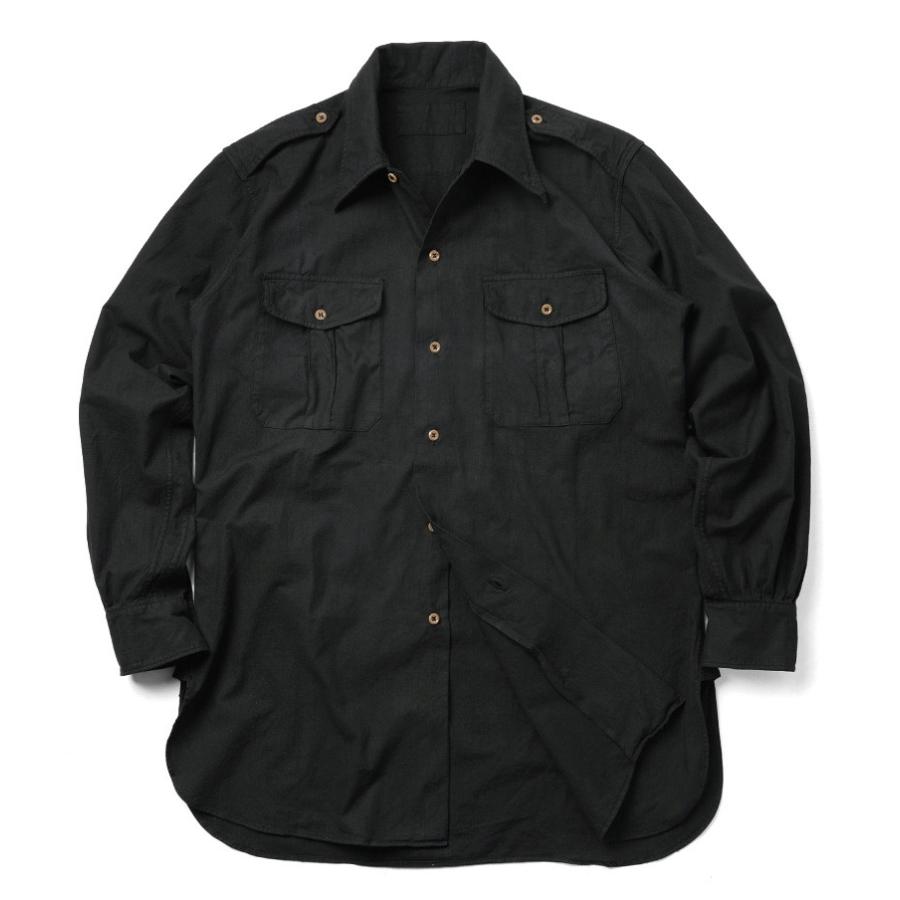 ダブルアールエル別注 チノ素材 ミリタリーシャツ Mサイズ ミリタリー