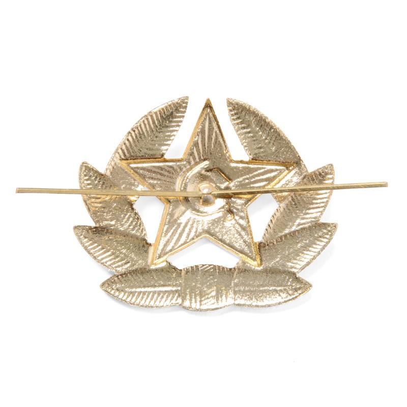 MILITARY（ミリタリー） 新品 ロシア軍実物製造工場製 帽章 金属