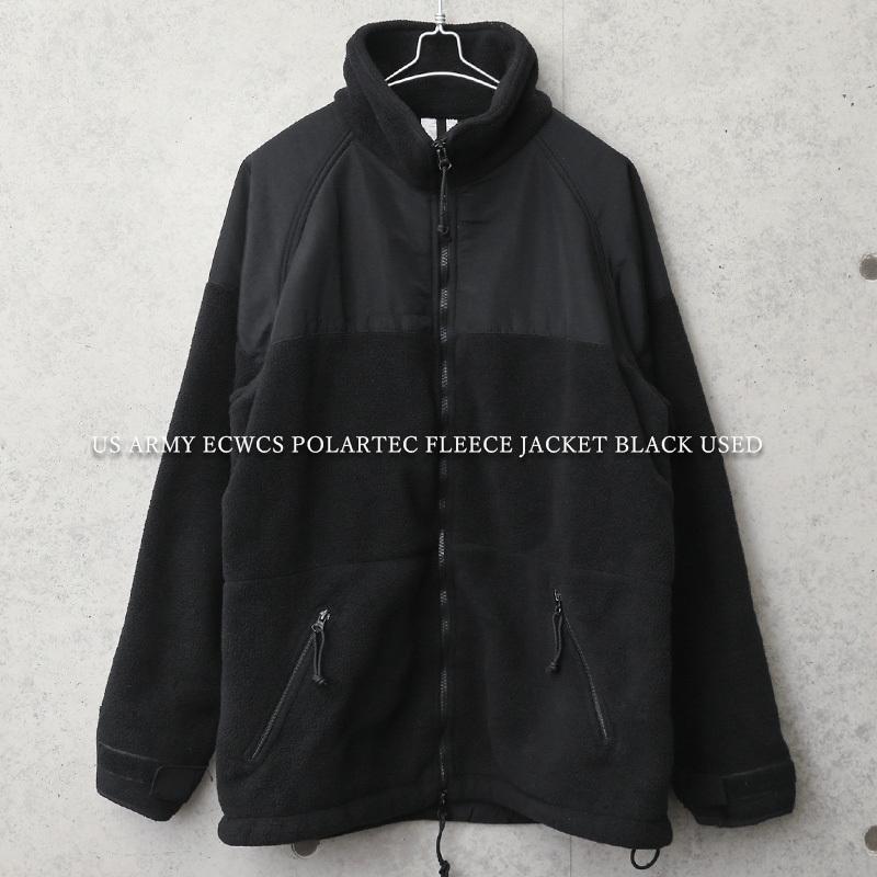 実物 USED 米軍 ECWCS GEN2 POLARTEC（ポーラテック） フリースジャケット BLACK ミリタリージャケット メンズ エクワックス アメリカ軍【クーポン対象外】【I】｜waiper