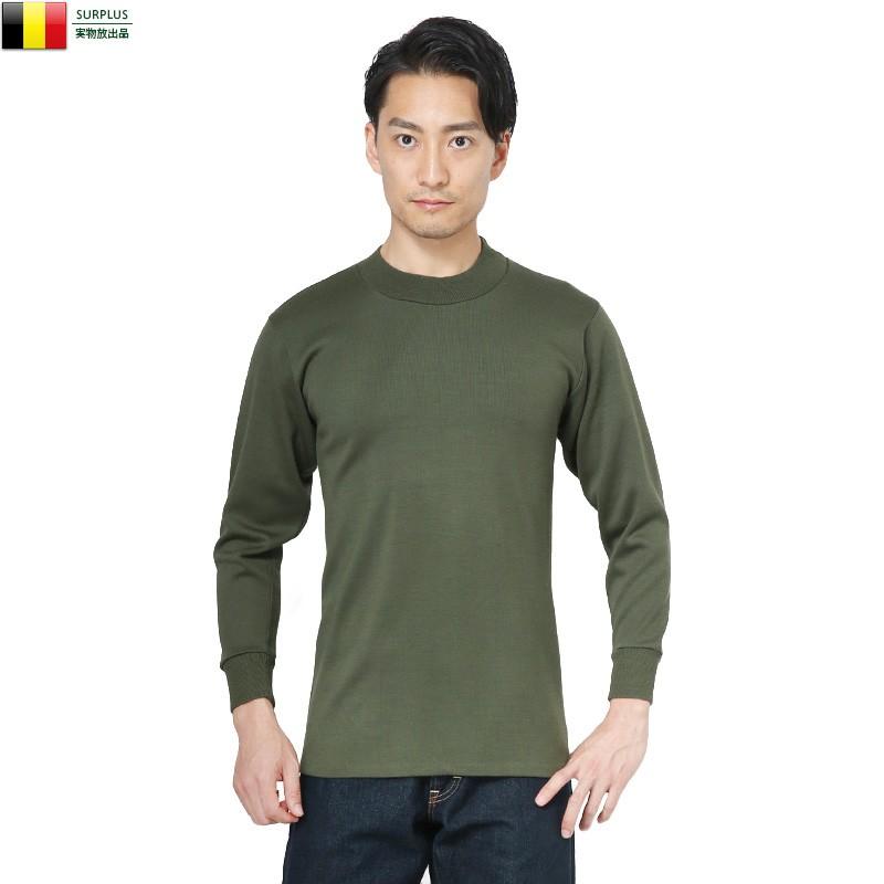 MILITARY（ミリタリー） 実物 ベルギー軍 スウェットシャツ OD USED