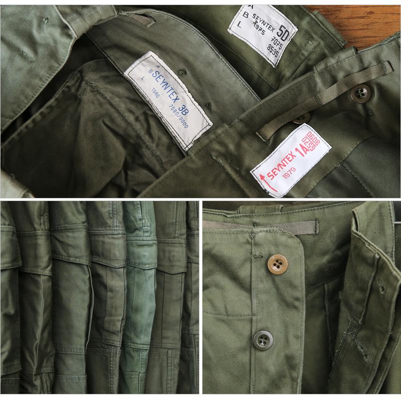 70s ベルギー軍 SEYNTEX M-64フィールドカーゴパンツ ミリタリー MILITARY 実物 USED ベルギー軍 M-64フィールドパンツ SEYNTEX社