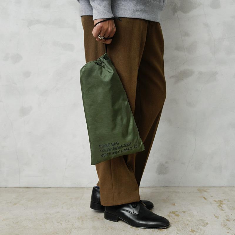 MILITARY 実物 新品 米軍 テントステークバッグ（STAKE BAG