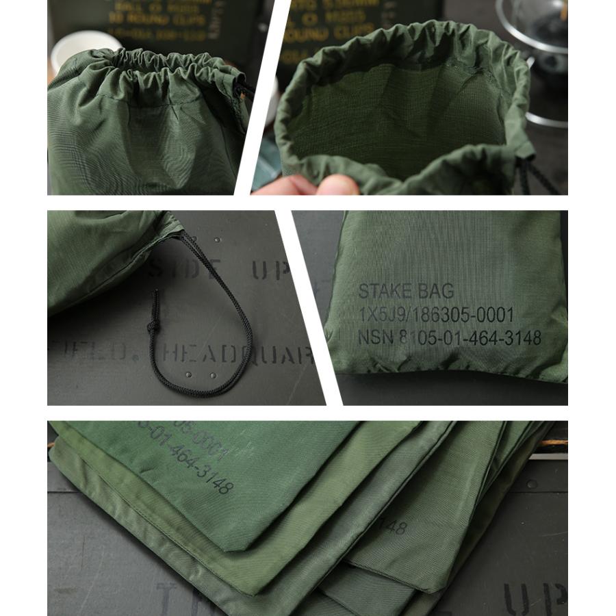 MILITARY（ミリタリー） 実物 新品 米軍 テントステークバッグ（STAKE