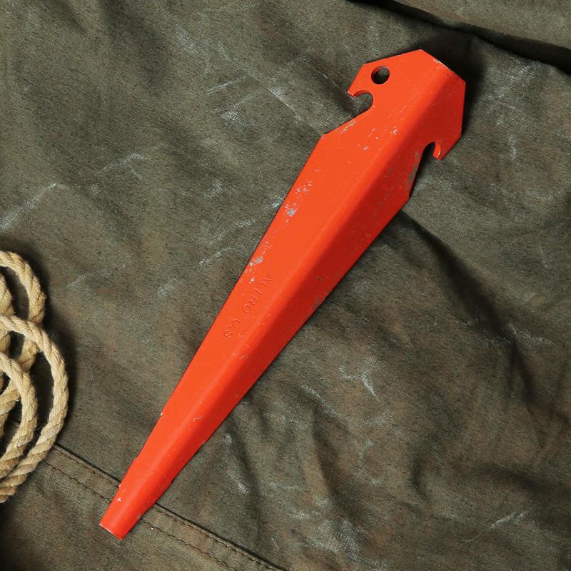 MILITARY（ミリタリー） 実物 USED 米軍 テントペグ オレンジ NARROW 5