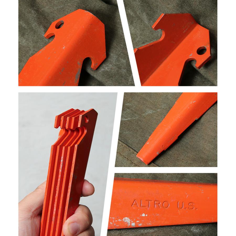 MILITARY（ミリタリー） 実物 USED 米軍 テントペグ オレンジ NARROW 5