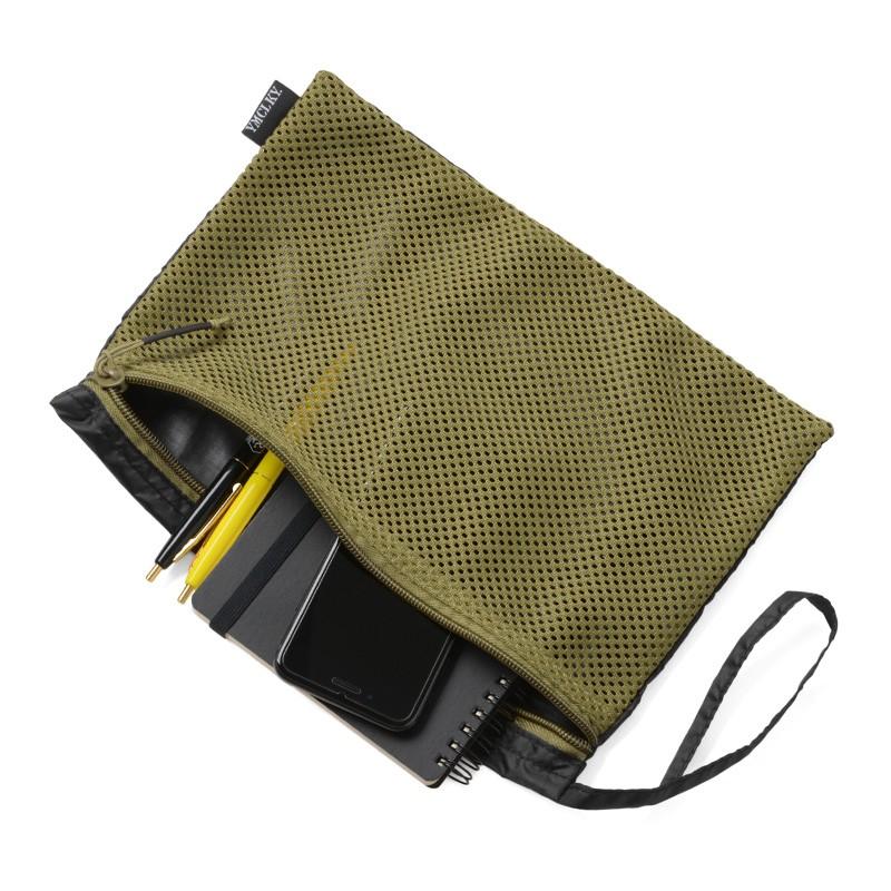 新品 リップストップ メッシュ トラベル ポーチ バッグ 収納 小物入れ 新品 リップストップ メッシュ トラベル ポーチ バッグ 収納 小物入れ