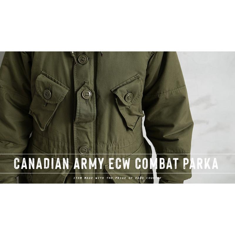 MILITARY 希少 実物 USED カナダ軍 ECW コンバット パーカー MILITARY 希少 実物 USED カナダ軍 ECW コンバット パーカー