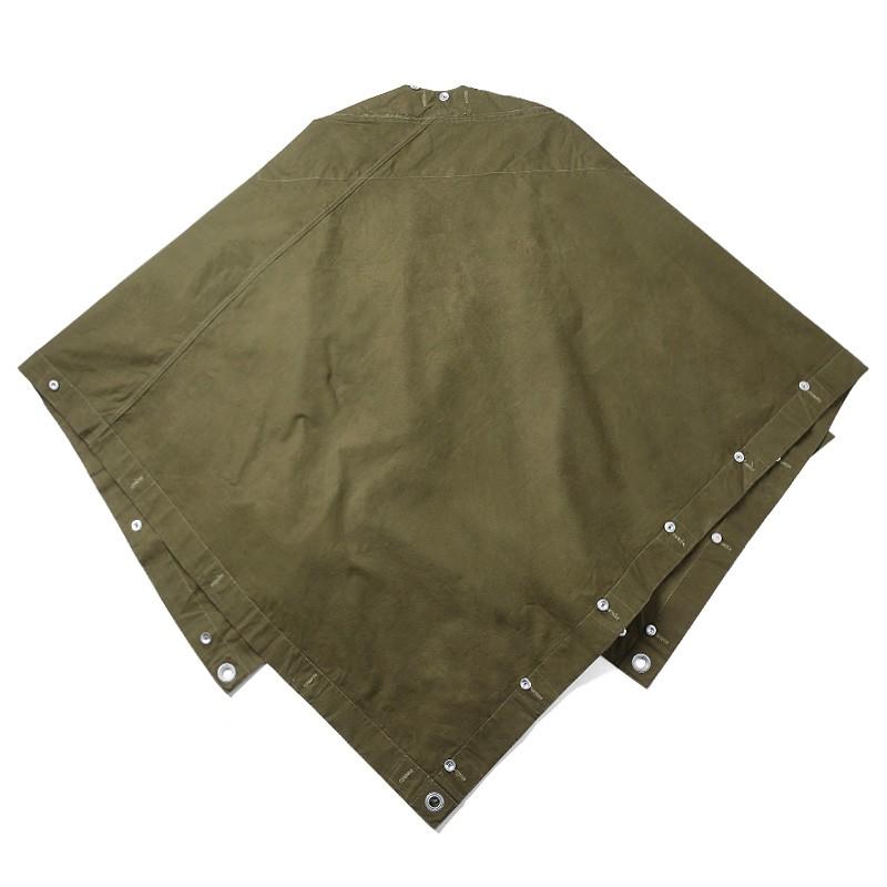 ベルギー軍 軍幕 used ヴィンテージ ベルギー軍]19実物50年代ヴィンテージパップテントテントシート