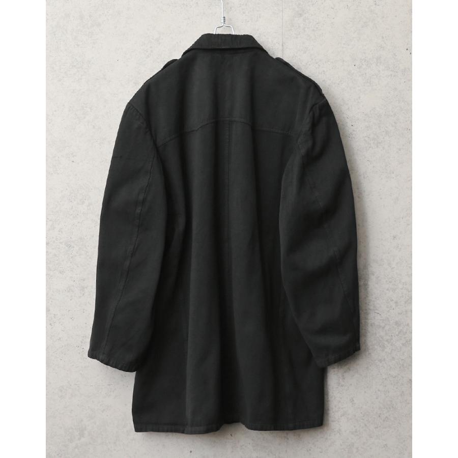 MILITARY 実物 USED ハンガリー軍 フィールドコート BLACK染め