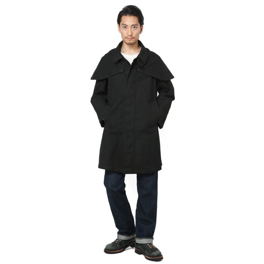 MILITARY 実物 新品 フランス空軍 フロックコート BLACK染め