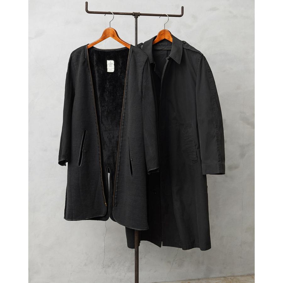 MILITARY 実物 USED 米軍 U.S. NAVY ブラックステンカラーコート MILITARY 実物 USED 米軍 U.S. NAVY ブラックステンカラーコート