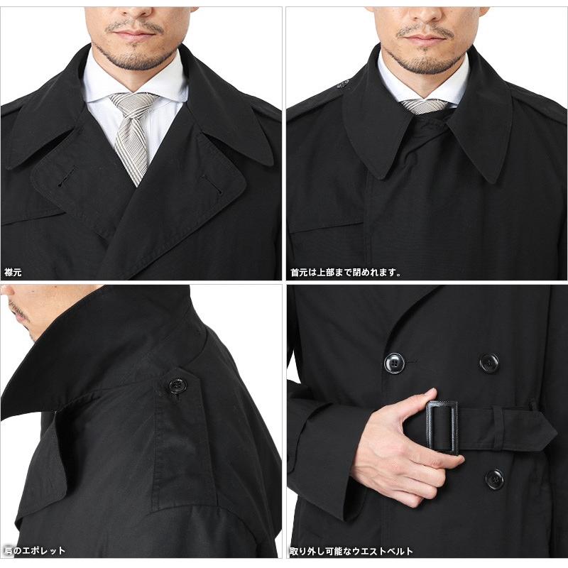 MILITARY（ミリタリー） 実物 USED 米軍 U.S. NAVY ブラックトレンチ