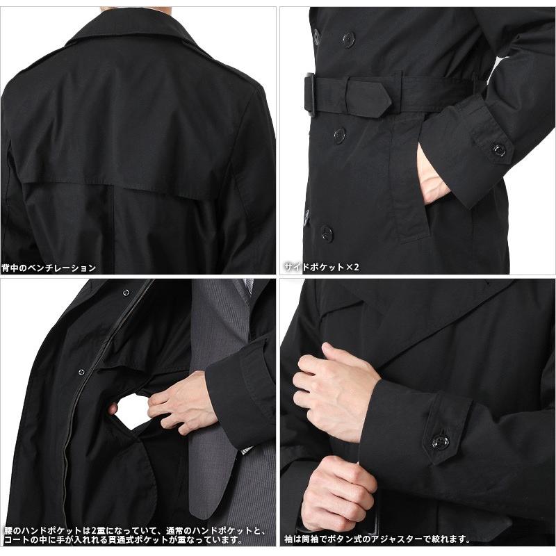 MILITARY（ミリタリー） 実物 USED 米軍 U.S. NAVY ブラックトレンチ