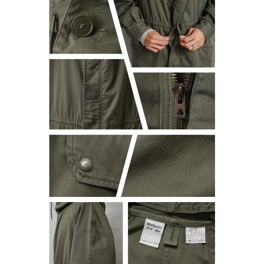 MILITARY 実物 USED フランス軍 M-64パーカーコート ライナー MILITARY 実物 USED フランス軍 M-64パーカーコート ライナー
