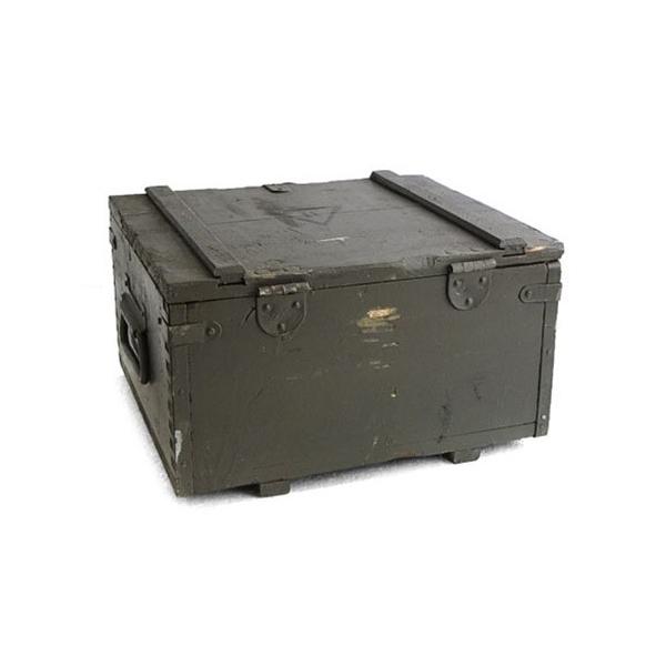フランス　軍 救急　ケース　ビンテージ　ミリタリー　弾薬箱　アンモ缶　レトロ MILITARY 実物 USED デンマーク軍 SMALL AMMO CAN アンモ