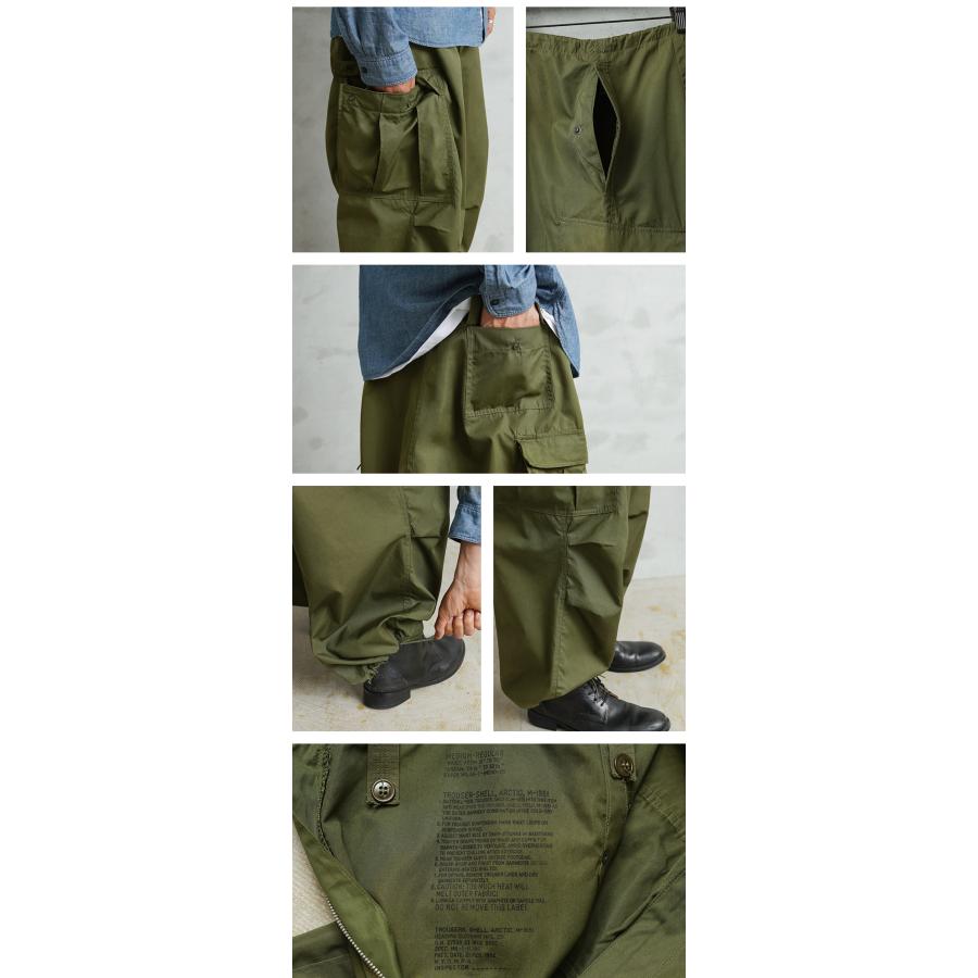 50's M-51 パーカー用 オーバーパンツ デッドストック 希少 現存少ない 夕陽のTシャツ】【DEAD STOCK】50'S USARMY M-51 Arctic Over Pants