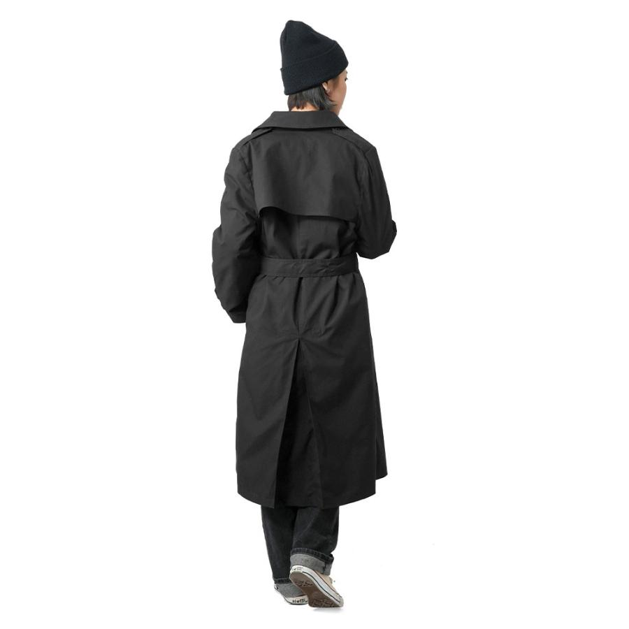 MILITARY 実物 USED 米軍 U.S.NAVY レディース ブラックトレンチ MILITARY 実物 USED 米軍 U.S.NAVY レディース ブラックトレンチ