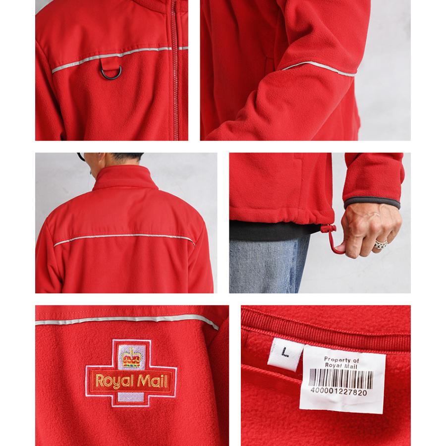 実物 USED イギリス ROYAL MAIL フリースジャケット ロイヤルメール