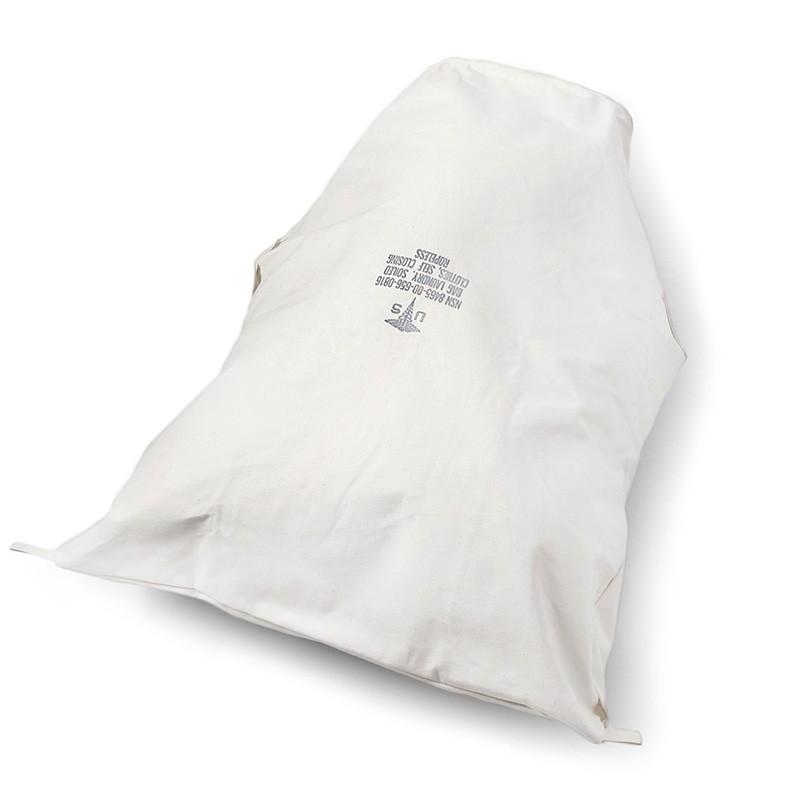 MILITARY 実物 新品 米軍 ホワイト キャンバス ランドリーバッグ