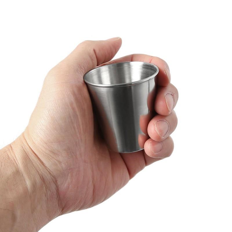 金属製ショットグラス　レザーケース付き　ヴィンテージ　銀コップ Amazon | ZZHXSM ショットグラス 4個 ステンレススチール ショット