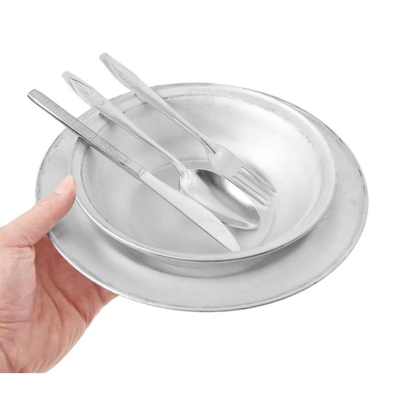 ロシア軍実物カトラリー・ステンレスコップセット MILITARY（ミリタリー） 実物 新品 ロシア軍 食器 カトラリー 5点