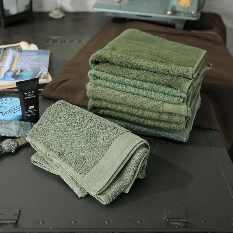 MILITARY（ミリタリー） 実物 USED ドイツ軍 タオル OLIVE 軍物 軍モノ
