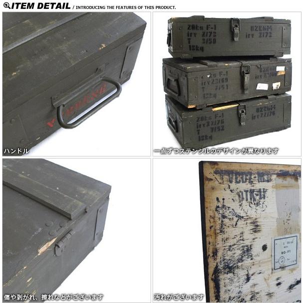 MILITARY（ミリタリー） 実物 USED チェコ軍 F1 グレネードボックス