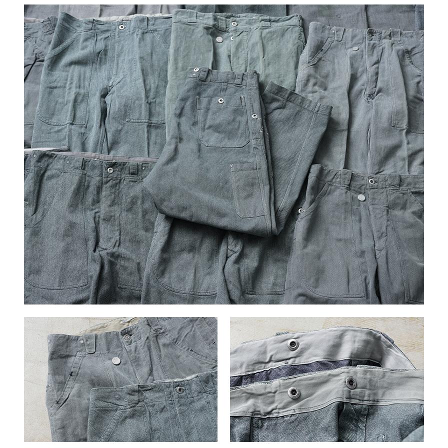 実物 USED スイス軍 1980年代 後期型 ヴィンテージ デニムワークパンツ メンズ ジーンズ ジーパン Gパン 軍パン ミリタリーパンツ 古着