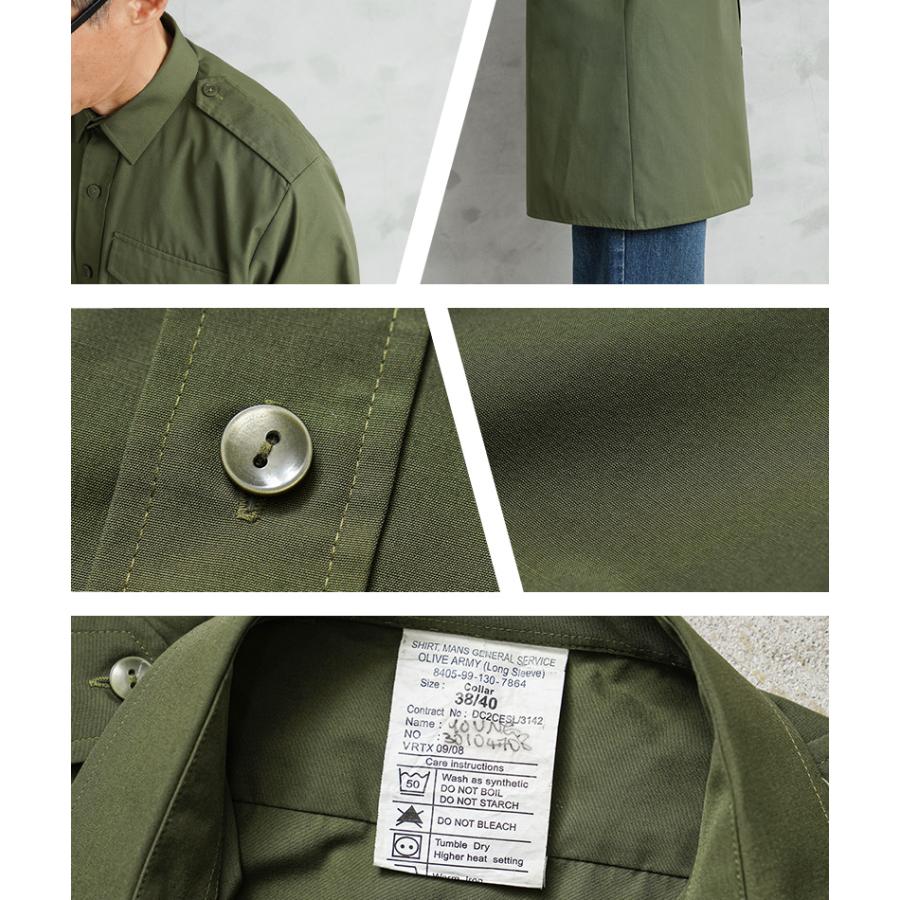 MILITARY（ミリタリー） 実物 USED イギリス軍 GENERAL SERVICE シャツ