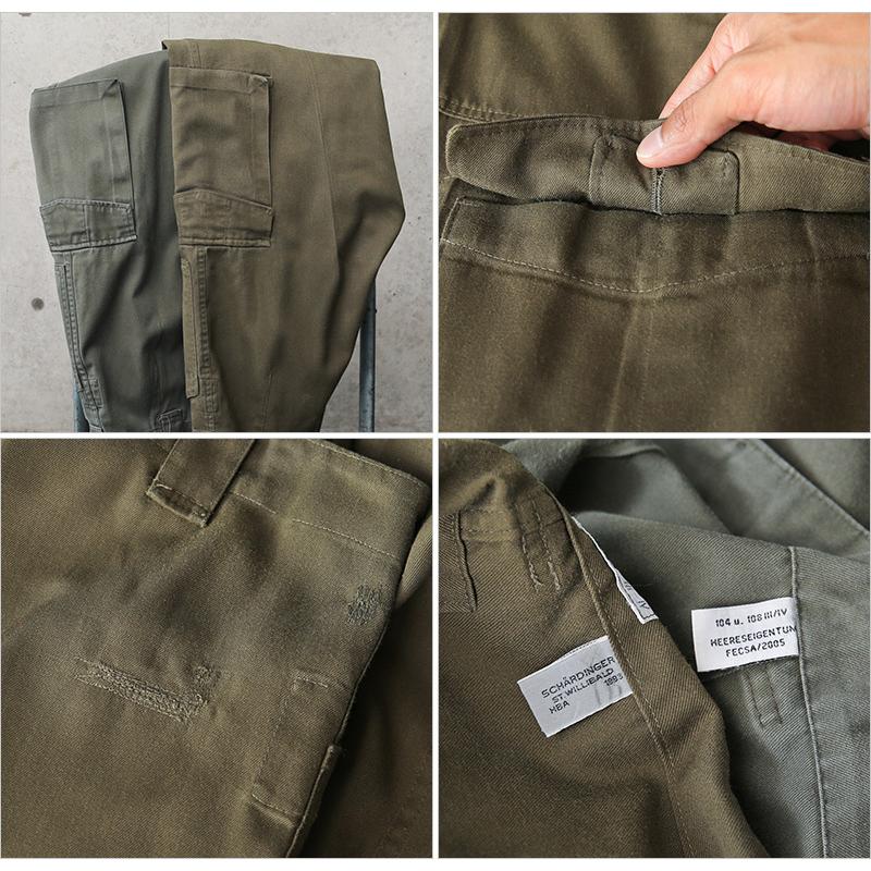 MILITARY 実物 USED オーストリア軍 ファティーグカーゴパンツ MILITARY 実物 USED オーストリア軍 ファティーグカーゴパンツ