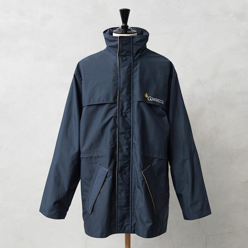 実物 新品 スペイン Correos ナイロン レインジャケット コレオス
