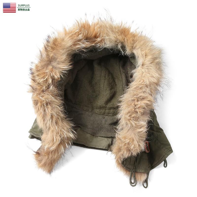 ダニエル【Vintage】M-51 モッズパーカー用 コヨーテファーフード 50s 米軍 U.S.ARMY M-51 パーカー用 コヨーテファー フード
