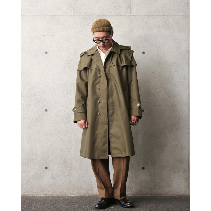 MILITARY 実物 USED ルーマニア軍 オフィサー レインコート MILITARY 実物 USED ルーマニア軍 オフィサー レインコート