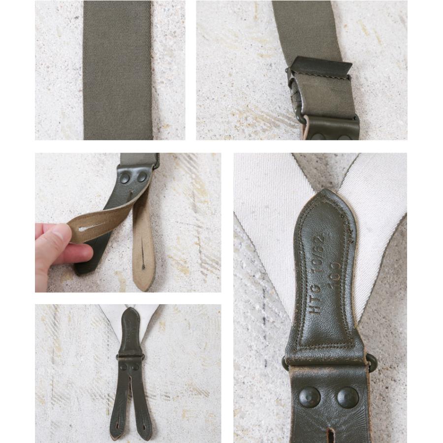 MILITARY（ミリタリー） 実物 USED ドイツ軍 BW サスペンダー #2 軍