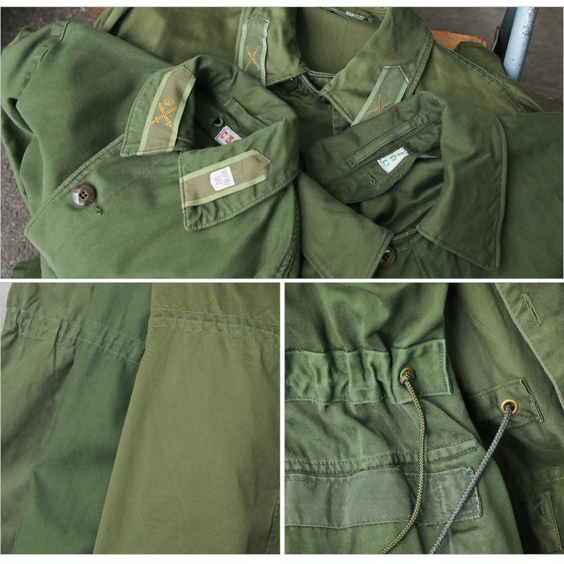 MILITARY 実物 USED スウェーデン軍 M-59 フィールドコート MILITARY 実物 USED スウェーデン軍 M-59 フィールドコート