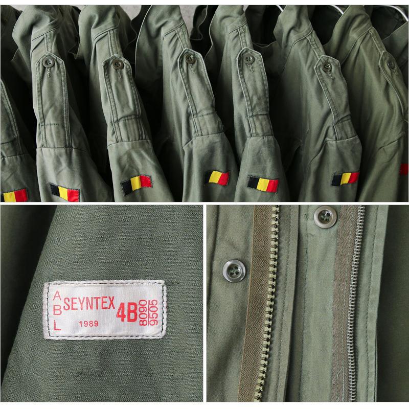 MILITARY 実物 USED ベルギー軍 M-88 フィールドジャケット MILITARY 実物 USED ベルギー軍 M-88 フィールドジャケット