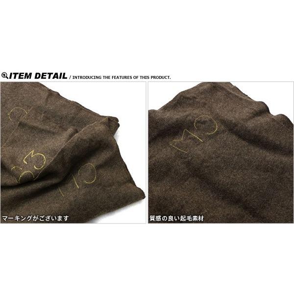 MILITARY 実物 USED フランス軍 ウールブランケット ミリタリー MILITARY 実物 USED フランス軍 ウールブランケット ミリタリー