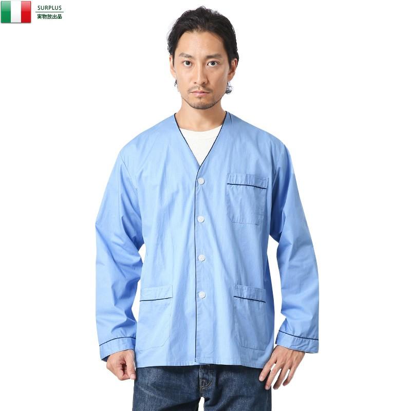 実物 新品 イタリア軍 スリーピングシャツ メンズ ミリタリーシャツ パジャマシャツ ワークシャツ 長袖 軍服 ゆったり おしゃれ お洒落 クーポン対象外 Wip ミリタリーショップwaiper 通販 Yahoo ショッピング