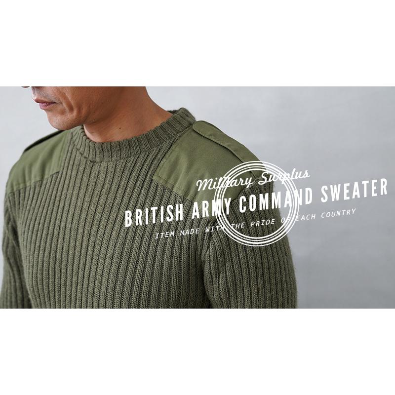 MILITARY 実物 USED イギリス軍 コマンドセーター ニット MILITARY 実物 USED イギリス軍 コマンドセーター ニット