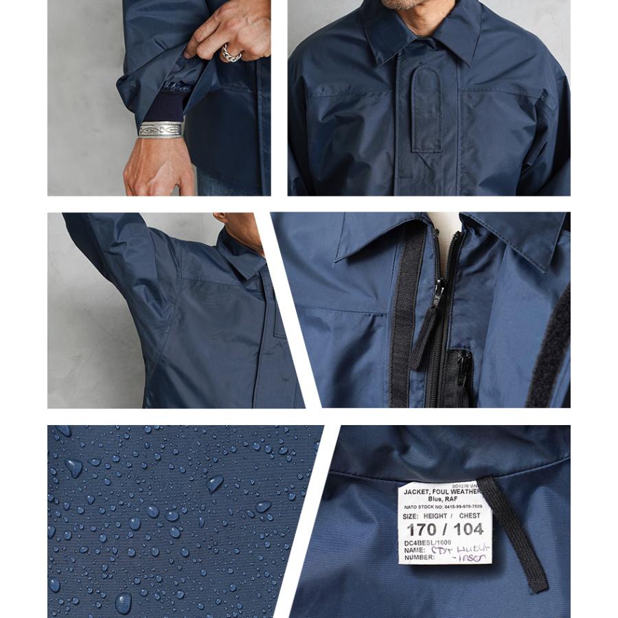 MILITARY 実物 USED イギリス軍 RAF レインジャケット MILITARY 実物 USED イギリス軍 RAF レインジャケット
