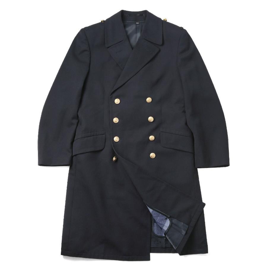 MILITARY 実物 USED ドイツ海軍 ロングオーバーコート ネイビー MILITARY 実物 USED ドイツ海軍 ロングオーバーコート ネイビー