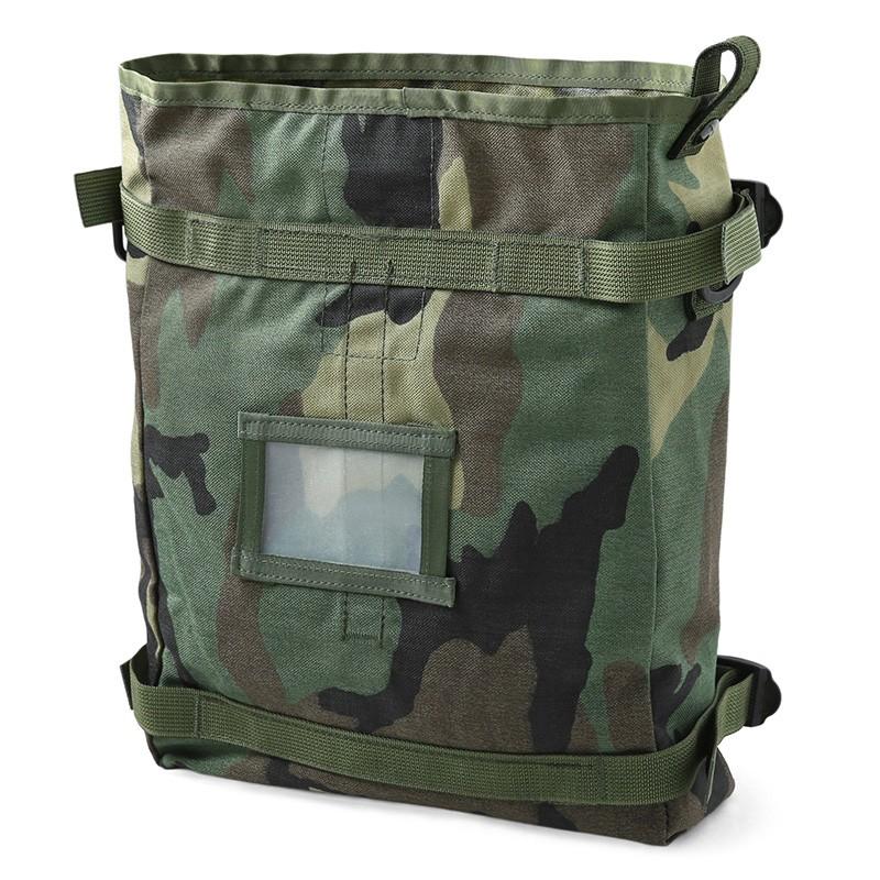 実物 新品 米軍 MOLLE II RADIO バッグ WOODLAND ミリタリーバッグ レディース ショルダーバッグ ラジオバッグ 迷彩