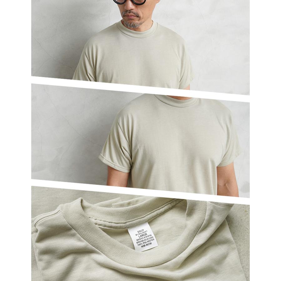 MILITARY 実物 新品 米軍 MOISTURE WICKING Tシャツ SAND 3PACS MILITARY 実物 新品 米軍 MOISTURE WICKING Tシャツ SAND 3PACS