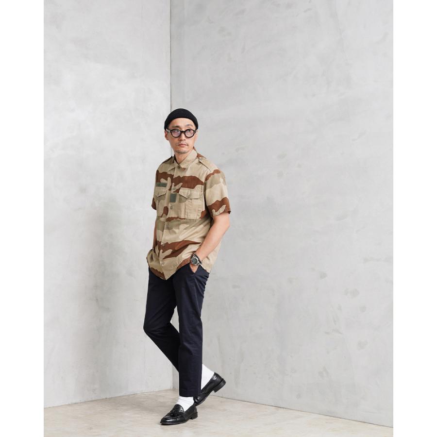 MILITARY（ミリタリー） 実物 USED フランス軍 チャドシャツ 半袖