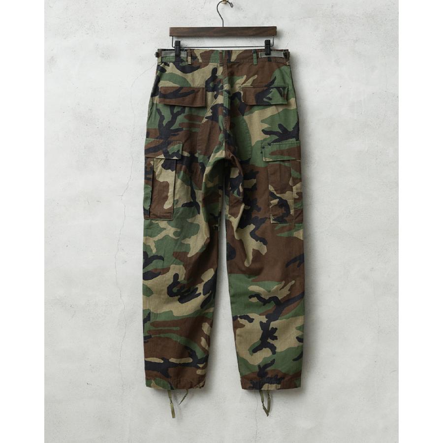 実物 USED 米軍 BDU WOODLAND CAMO カーゴパンツ ノンリップ