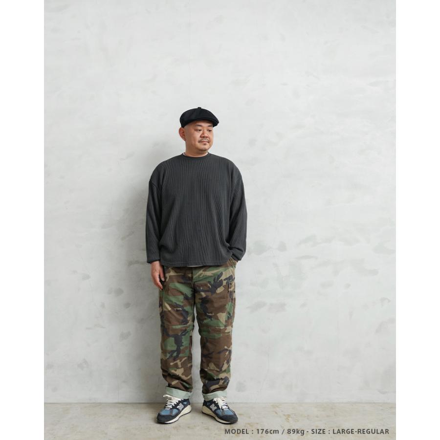 実物 USED 米軍 BDU WOODLAND CAMO カーゴパンツ ノンリップ