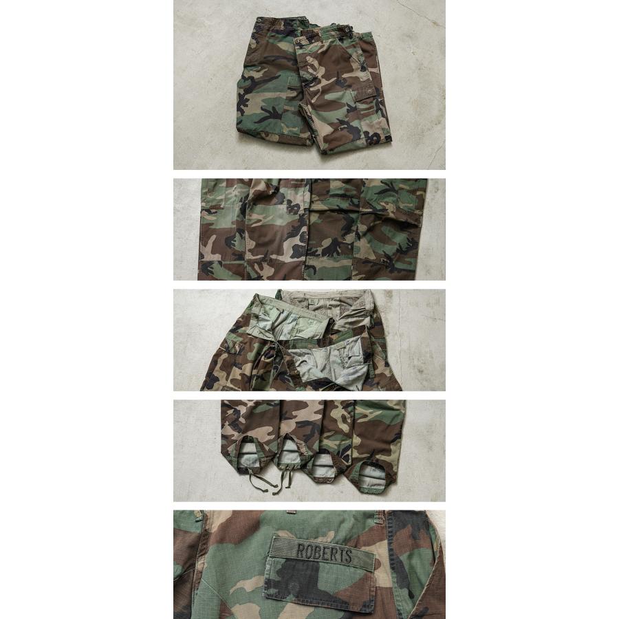 90's 米軍 BDU WOODLAND CAMO リップストップ カーゴパンツ SMALL-REGULAR 1990年会計 軍パン ミリタリー 90's 米軍 BDU WOODLAND CAMO リップストップ カーゴパンツ SMALL